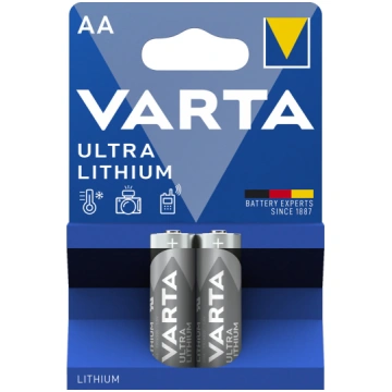 Litija baterijas AA VARTA Ultra Lithium 1.5V, 2gb