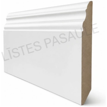 Mitrumizturīga MDF grīdlīste 2,8m/12*120/RAL vai N