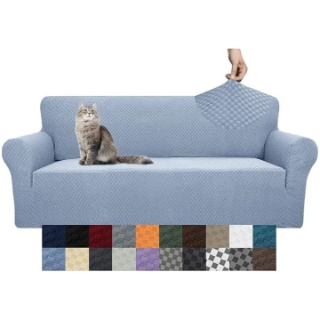 YEMYHOM Couch Cover Jacquard Design, High Stretch 