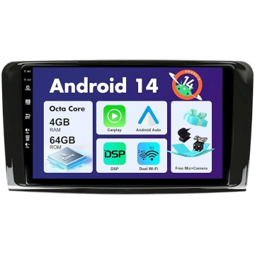 SXAUTO Android 13 auto radio priekš Benz GL ML kla