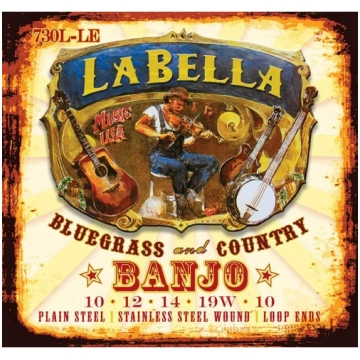 Bandžo stīgas La Bella L-730L-LE LaBella