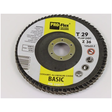 LAMEĻU SLĪPRIPA BASIC PRO 125*22.2 Z36 PRO FLEX