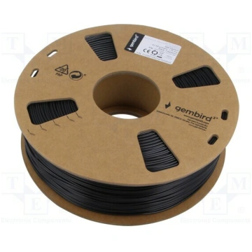 Filament: ASA; 1.75mm; black; 230÷250°C; 1kg; Tabl
