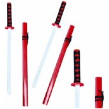LEAN Toys Wooden Katana Sword Play Training Prop R