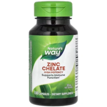 Zinc Chelate 30 mg Nature"s Way 100 caps