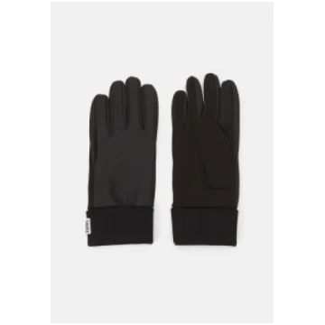 RAINS UNISEX waterproof cimdi- melnā krāsā