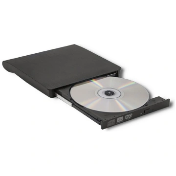 Qoltec external DVD/CD writer USB 3.0, black