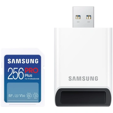 Samsung PRO Plus MB-SD256SB - flash memory card - 