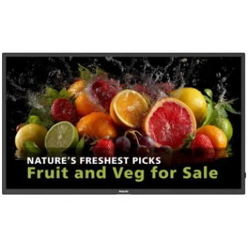 PHILIPS 43" UHD 24/7 600 NITS ANDROID SOC WIFI 43B