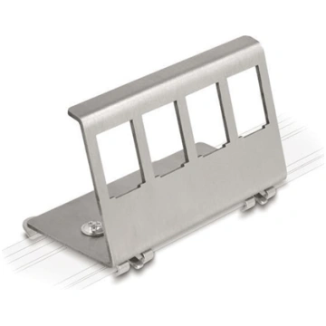 Value DIN Rail Adapter, empty, 4x Keystones 21.99.