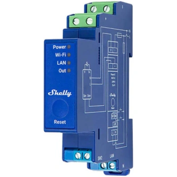 Shelly Pro Dimmer 0/1-10V PM gaismas regulators, P