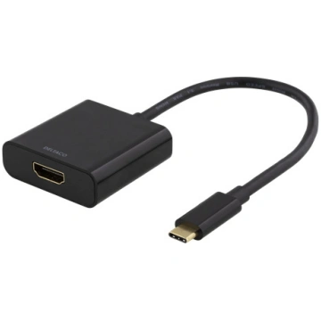 Adapteris Deltaco Baltic, USB Type-C/HDMI female, 
