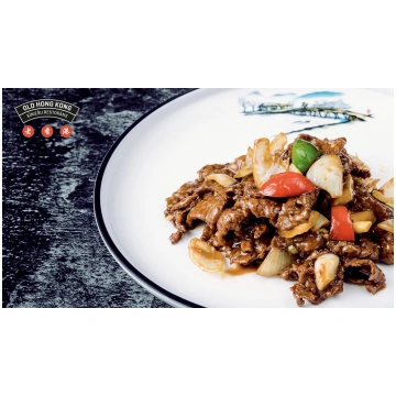 Beef with garlic black bean sauce豉椒牛柳????️