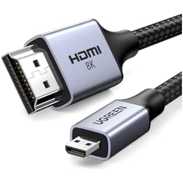 UGREEN Micro HDMI to HDMI 2.1 Cable 8K 4K @ 120/24