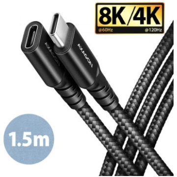 CABLE USB-C EXTENSION 1.5M/BLACK BUCM32-CF15AB AXA