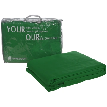 Bresser Y-9 Background Cloth 2,5 x 3m Chromakey Gr