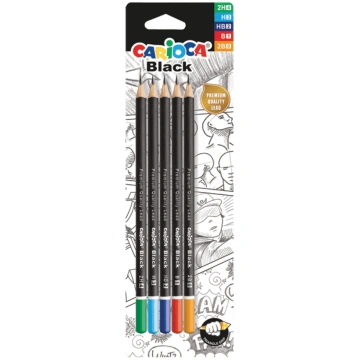 *Mehānisko zīmuļu komplekts CARIOCA BLACK (2B-2H)
