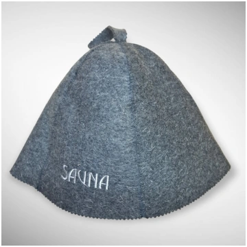 Pirts cepure SAUNA, pelēka (x1) SAHA