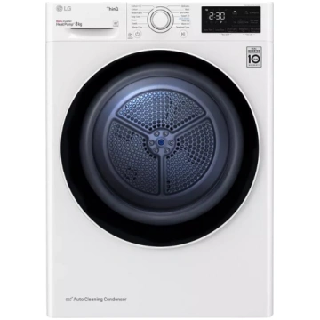 Veļas žāvētājs LG RH80V3AV6N — brīvi stāvošs ar pr