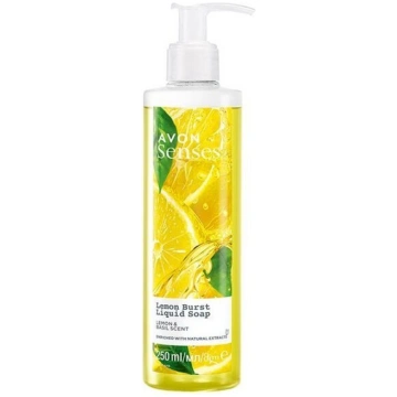 Šķidrās ziepes ar citronu un bazilika aromātu Avon