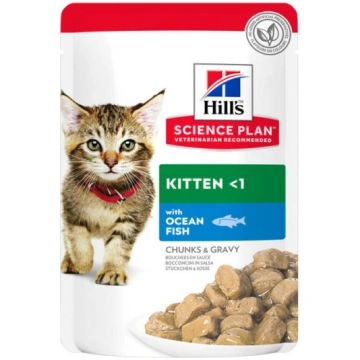 Hills Science Plan Kitten Ocean Fish mitrā barība 