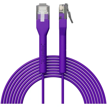 Broadbe plāns tīkla kabelis 5G violets 1m – Cat6 E