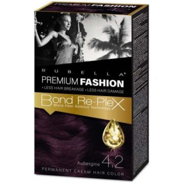 RUBELLA PREMIUM FASHION Noturīga matu krēmkrāsa Ba