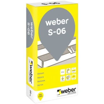 WEBER S06 Ātri Cietējoša Remontjava (25kg)