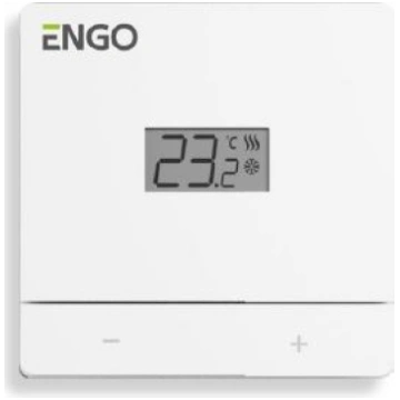 Siemens telpas termostats ENGO, balts, 2xAAA batte