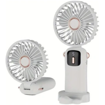 Pārnēsājams mini rokas ventilators, balts Nav norā
