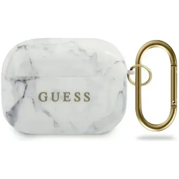 Guess Marble Collection vāciņš AirPods Pro - Balts