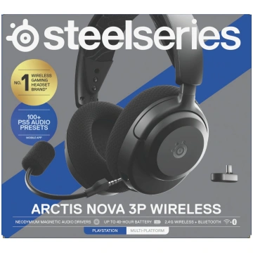 Steelseries Arctis Nova 3P Wireless Headphones ( 6