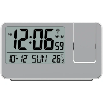 Digitālais modinātājs TechnoLine WT 534 — pelēks, 