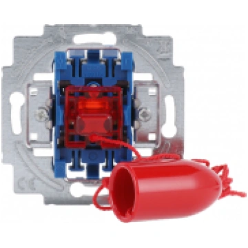 Pull switch insert Single push button 1-pole push 