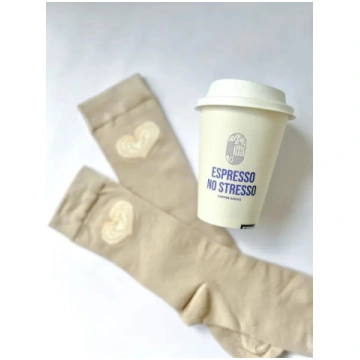 Zeķes. Espresso No Stresso Seik