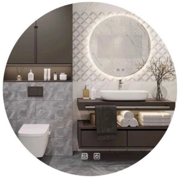LED sienas spogulis 80CM HZJ080 Tutumi