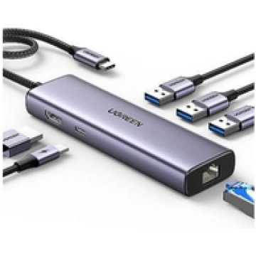 UGREEN Revodok USB-C Hub mit 4K HDMI Ethernet PD10