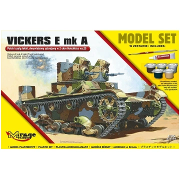 Plastic model Polish Light Two-Turret Tank Mirage