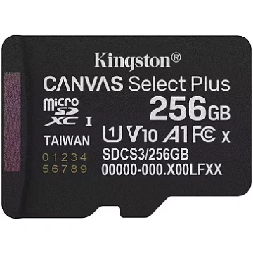 Kingston Canvas Select Plus, 256GB microSDXC (SDCS