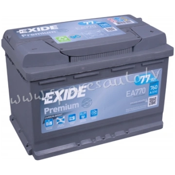 K-EA770 - Akumulators EXIDE PREMIUM EA770 12V 77Ah