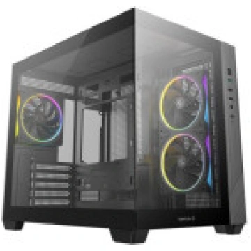 Deepcool Case | CG330 3F | Black | Micro ATX | Pow