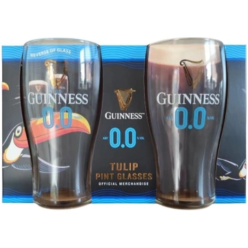 Shamrock Gift Company Guinness 0% Pint Glass, komp