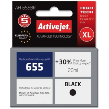 Activejet AH-655BR ink (replacement for HP 655 CZ1