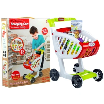 Rotaļlietas meitenēm - Shop Trolley + 25 Toy Food,