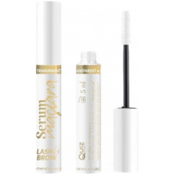 QUIZ Lash&Brow Caurspīdīgs serums-tuša skropstām u