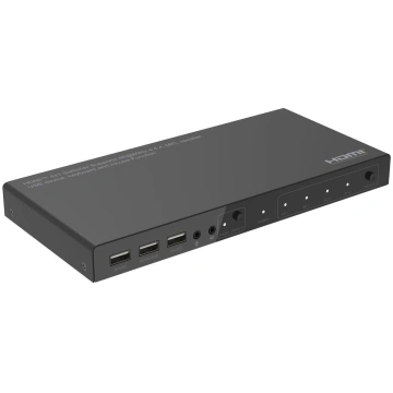 MicroConnect 4K@60Hz HDMI KVM switch, 4x1 4:4:4 MC