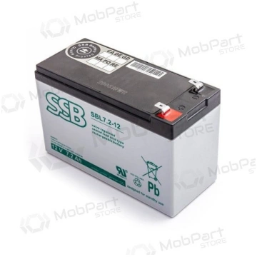 Akumulators (AGM) SSB SBL (7.2Ah, 12V, F2, VRLA)