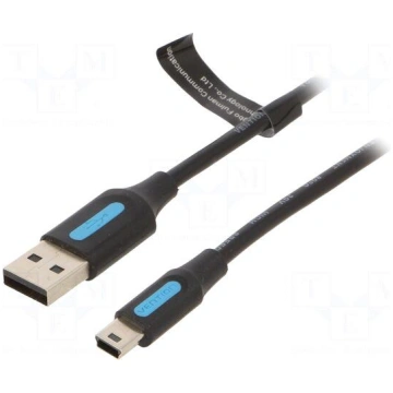 Cable | USB 2.0 | USB A plug,USB B mini plug | nic