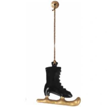 Dekors Black Gold Skate metāla, Maileg