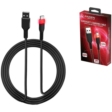Subsonic Supersoft Charging Cable USB-C for PS5/Xb